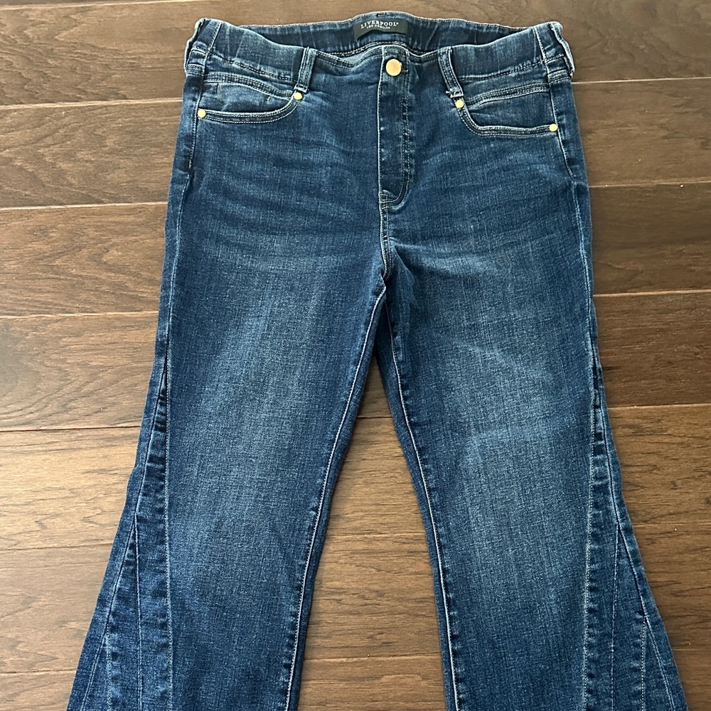 Liverpool Jeans Company Dark Blue Ankle Jeans